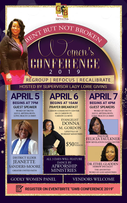 Bent But not Broken Conference 2026 - Coming Soon